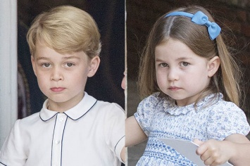 Принц Джордж и принцесса Шарлотта очаровали публику на крестинах принца Луи