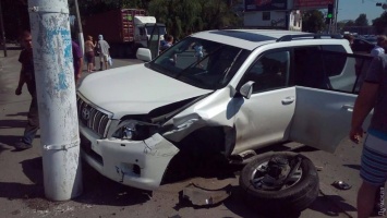 На Лузановке столкнулись три машины: есть пострадавшие