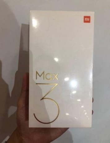 В Сеть утекла фотография упаковки Xiaomi Mi Max 3
