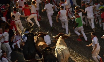 В Испании во время забегов с быками пострадали 28 человек