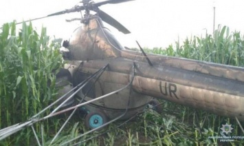 В Черниговской области упал вертолет - без света 5 сел