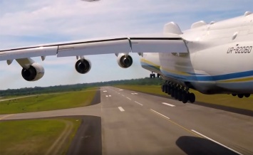 Антонов показал взлет Ан-225 Мрия с необычного ракурса