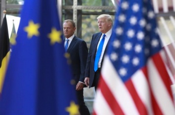 Накануне встречи с Путиным Трамп заявил о "враждебности" Евросоюза к США