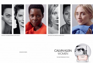 Люпита Нионго и Сирша Ронан - лица нового аромата Calvin Klein
