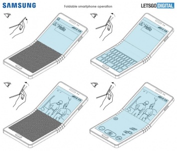 Документация Samsung показала гибкий смартфон
