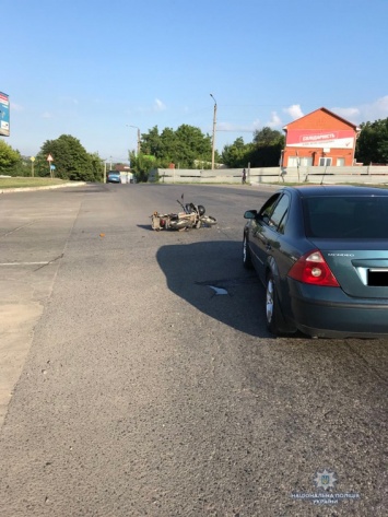 В Первомайске столкнулись «Форд» и мотоцикл: есть пострадавший