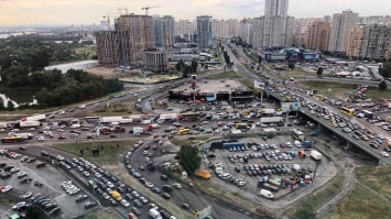 Пробки в Киеве: левый берег "остановился" (фото)