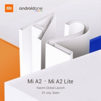 Xiaomi представит смартфоны Mi A2 и Mi A2 Lite из программы Android One уже 24 июля