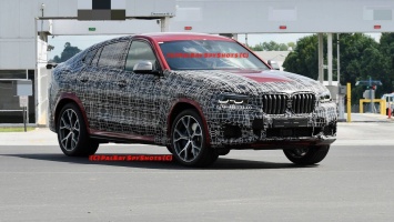 Новый BMW X6 засняли на очередных тестах