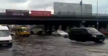Киев и Житомир затопило из-за сильных ливней. Появилось видео