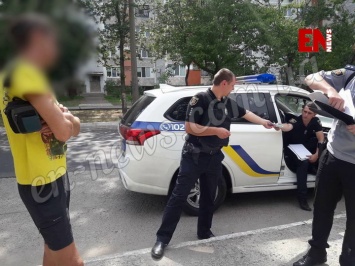 В Запорожской области возле молитвенного дома задержали правонарушителя