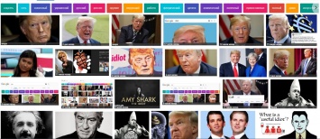 Поисковик Google посчитал Трампа за идиота