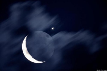 В Свердловской области можно будет наблюдать сближение Луны и Юпитера