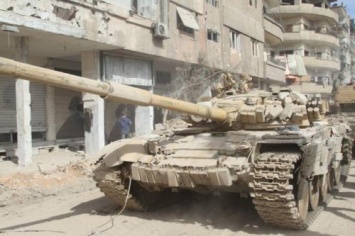 В Сирии в результате переговоров боевиками было сдано три танка
