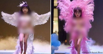 На шоу Victoria's Secret в Китае нижнее белье демонстрировали 5-летние девочки!