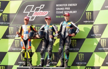Российские мотогонщики взяли двойной подиум на гонке в рамках Гран-При Чехии по MotoGP