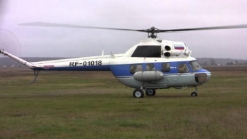 Под Тюменью совершил жесткую посадку вертолет Ми-2