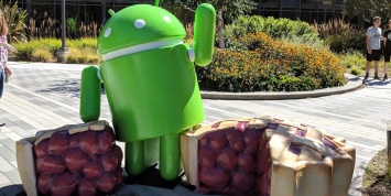 Google показала статую Android 9 Pie и сделала ОС доступной для Google Pixel