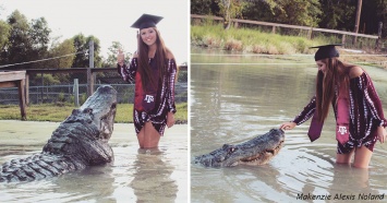 21-летняя девушка сделала фото с 4-метровым крокодилом. Вот что было потом