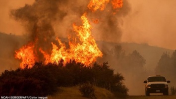 В Калифорнии бушует крупнейший в истории штата пожар