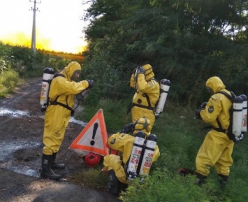 В ГСЧС говорят, что опасности от утечки азотной кислоты на Днепропетровщине нет