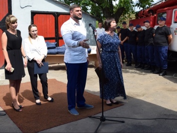 На Николаевщине открыли новое подразделение местной добровольной пожарной команды