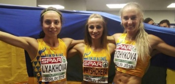 Легкая атлетика: украинки завоевали золото, серебро и бронзу
