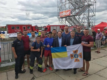 Николаевские спасатели принимают участие в Международных соревнованиях «Toughest Firefighter Challenge Szczecin 2018» в Польше