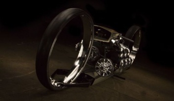 Невероятный мотоцикл имеет необычные колеса