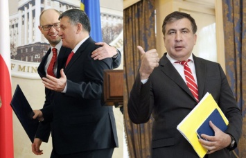 Саакашвили шантажирует Порошенко, Плахотнюка и Яценюка