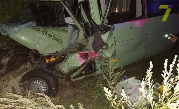 Микроавтобус врезался в грузовик: семеро пострадавших, один умерший