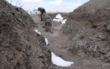 Военные укрепляют линию фронта на Донбассе