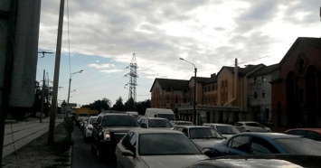 В Харькове - большая пробка (фото)
