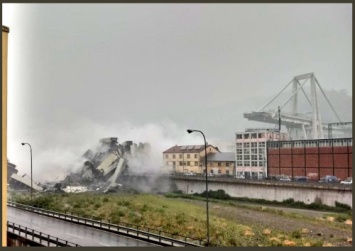 «Не успели укрепить»: На разрушенном итальянском мосту вели ремонтные работы