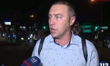 Экс-нардеп Мирошниченко попал в ДТП на проспекте Победы в Киеве