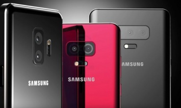 Тройная камера и сканер отпечатков пальцев на дисплее: Появился концепт нового Samsung Galaxy S10