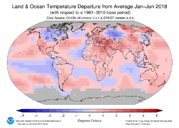 Климатологи обещают экстремально жаркие пять лет жителям планеты Земля, начиная с 2018 года