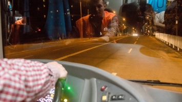 В Днепре ночью запустили первый пробный троллейбус на жилой массив Сокол