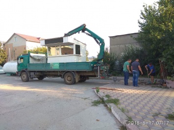 В Николаеве городские власти демонтировали незаконную газозаправочную станцию на Кузнецкой