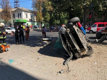 Стали известны подробности о состоянии пострадавших в ДТП в Сумах с участием автомобиля полиции
