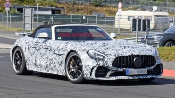 На Нюрбургринге тестируют обновленный родстер Mercedes-AMG GT R