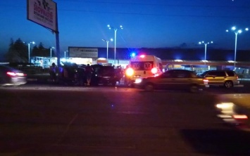 Вчера вечером на Бериславском шоссе произошла автомобильная авария