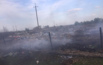 Вокруг Киева массово горят мусорные свалки и трава