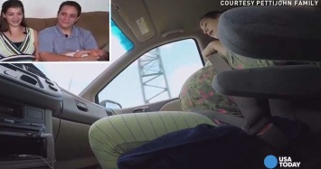 Она рожала в машине прямо на ходу, а муж сидел сбоку и снимал все это на видео!