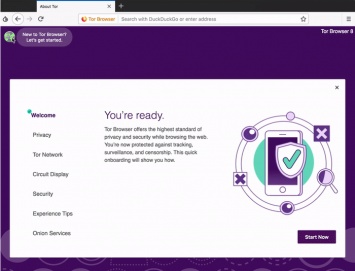 Выпуск web-браузера Tor Browser 8.0