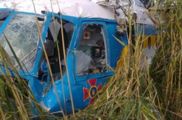 На Харьковщине во время тушения пожара разбился вертолет ГСЧС (ВИДЕО)