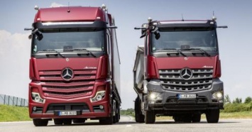 Mercedes-Benz показал грузовик с полуавтономным вождением