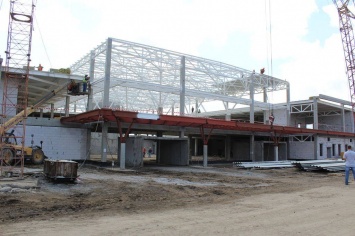 В аэропорту Запорожье показали строительство нового терминала по состоянию на сентябрь