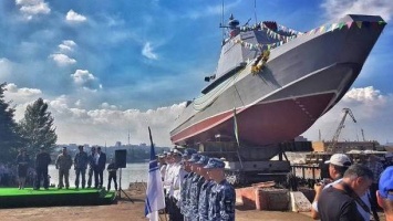 "Кузня на Рыбальском" спустила на воду новый военный катер "Кентавр"
