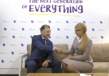 Юлия Тимошенко провела встречу с Куртом Волкером